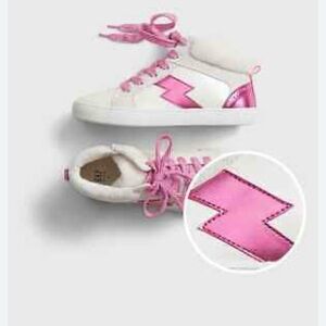 Gap Pink Lightning Bolt Sneakers
